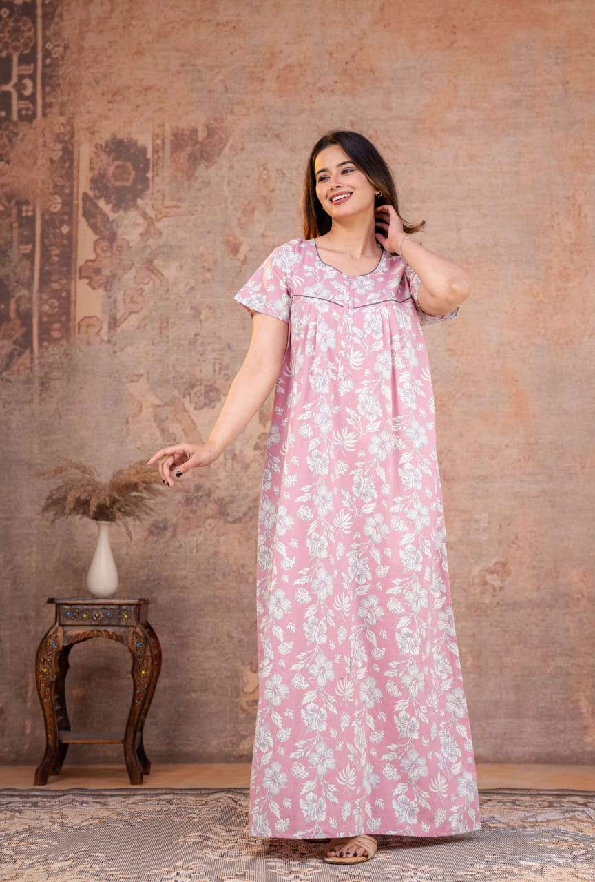 WhatsApp Image 2026-07-02 at 8.28.25 PM (2) Premium Cotton Nightdress - Image 1